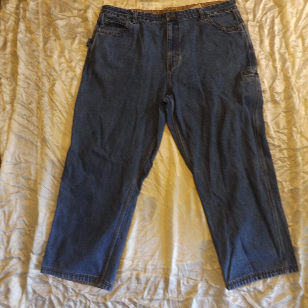 WearGuard mens hammer loop carpenter blue denim jeans 44x30 work utility pants